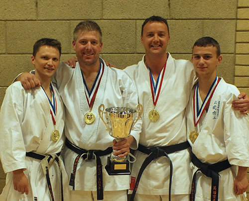 Backwell Karate: Southern Region Team Kumite Champions 2013